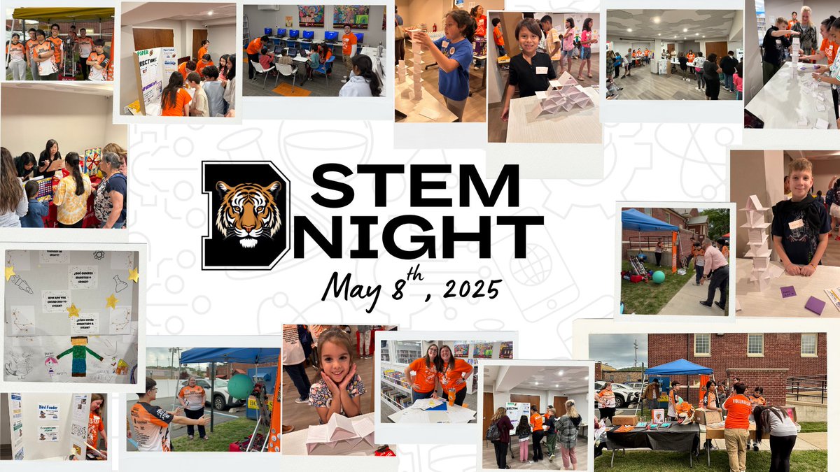 🎉 Last night’s Family STEM Night at Dover Library was a huge success! 🔬💡
Families explored, built, and learned together 🧡🖤 Community + curiosity in action! 🧠🧪🐯