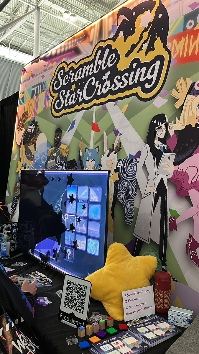 Sonya (@lapinlumiere_87) on Twitter photo <a href="/ScrambleStar/">°• ☆ Scramble Star Crossing ☆ •°</a> Thank you for the awesome game demo❤️. If you guys are into puzzle games, this is a must play!
#ScrambleStarCrossing #PAXEast2025 <a href="/ScrambleStar/">°• ☆ Scramble Star Crossing ☆ •°</a> Thank you for the awesome game demo❤️. If you guys are into puzzle games, this is a must play!
#ScrambleStarCrossing #PAXEast2025