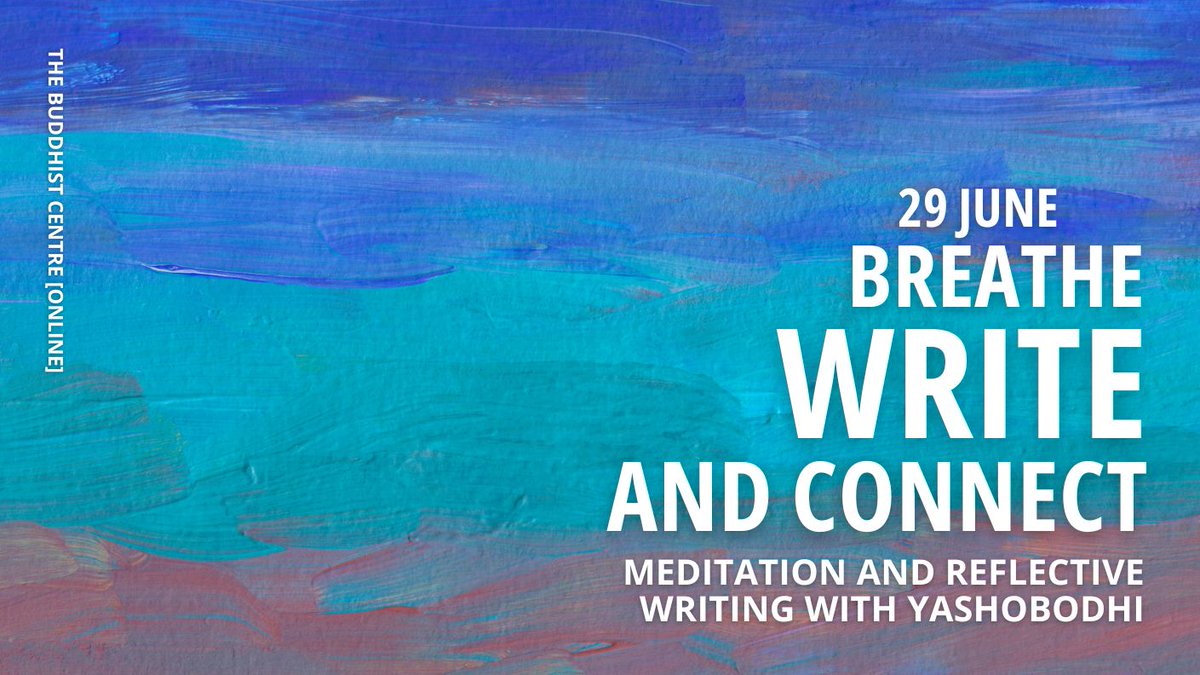 The River Underground: New Home Retreat with Paramananda - mailchi.mp/thebuddhistcen…

+ New events released! Working with anxiety: Singhashri &amp; Balajit + Buddhist Action Month + Writing &amp; Reflection + much more!

#buddhist #buddha #dharma #sangha #triratna #anxiety #mindfulness