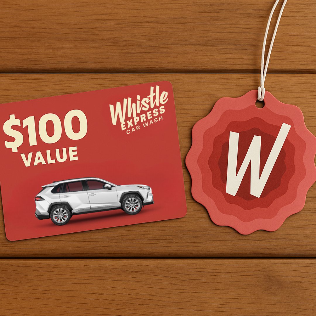 Treat Mom this Mother’s Day with 25% off a Whistle Express gift card!  The first 200 customers also receive a limited-edition air freshener made just for her.

Grab a gift card in the Whistle app or stop by your nearest location.
Hurry — offer ends 5/11!

#MothersDayGift