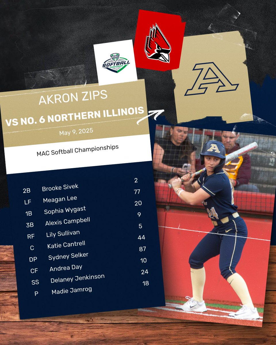 ZipsSB's tweet image. Starting Lineup‼️

#GoZips🦘