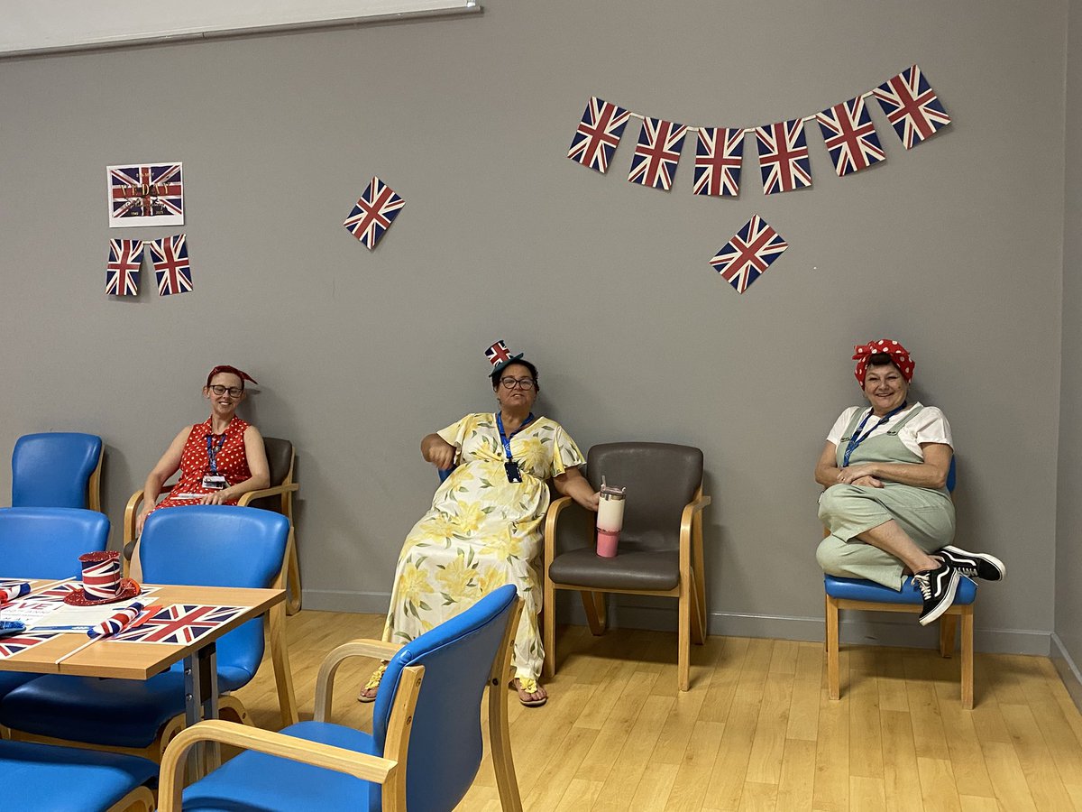 jeno19078 (@jennyowenot) on Twitter photo Very proud to be part of an amazing team who created a perfect and thoughtful party atmosphere for our inpatients and visitors to celebrate VE Day.
#atherleighpark <a href="/carolinemcc/">Caroline McCann</a> Very proud to be part of an amazing team who created a perfect and thoughtful party atmosphere for our inpatients and visitors to celebrate VE Day.
#atherleighpark <a href="/carolinemcc/">Caroline McCann</a>