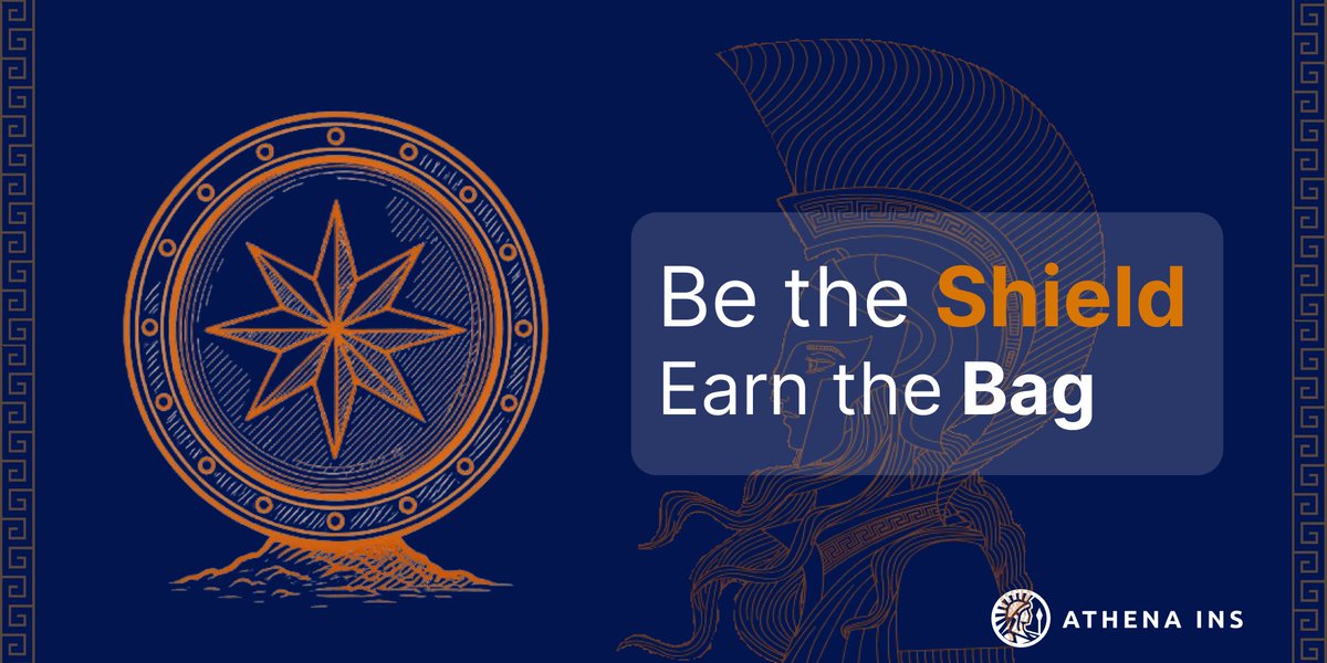 Yield is cool.
Premiums on your yield? Even better. 🧃💸

With Athena, your liquidity earns while keeping others safe.

Be the shield. Earn the bag. 🛡️