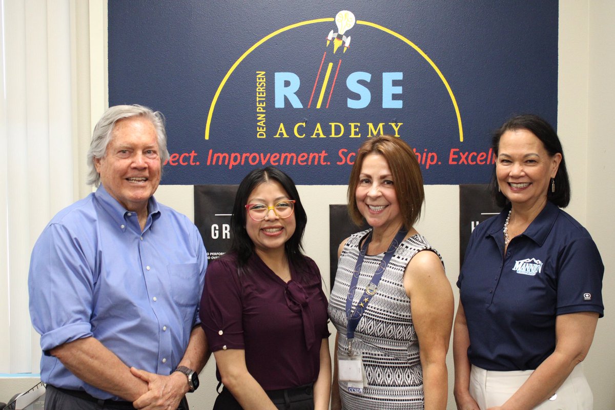 Great visit to Peterson Elementary with Trustee Zamora, Superintendent Ebert and Principal Odom - amazing women making it happen