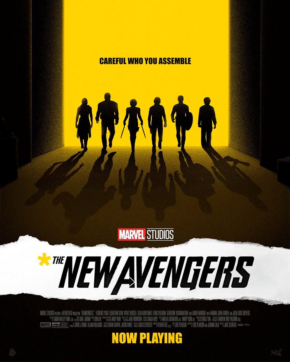 SG_Posters's tweet image. You have no idea how excited I am to share this official #Thunderbolts…I mean, #TheNewAvengers poster I’ve done with @marvelstudios and @PosterPosse. What a movie and what a great opportunity to create this companion to my #AvengersEndgame piece from a couple years ago.
