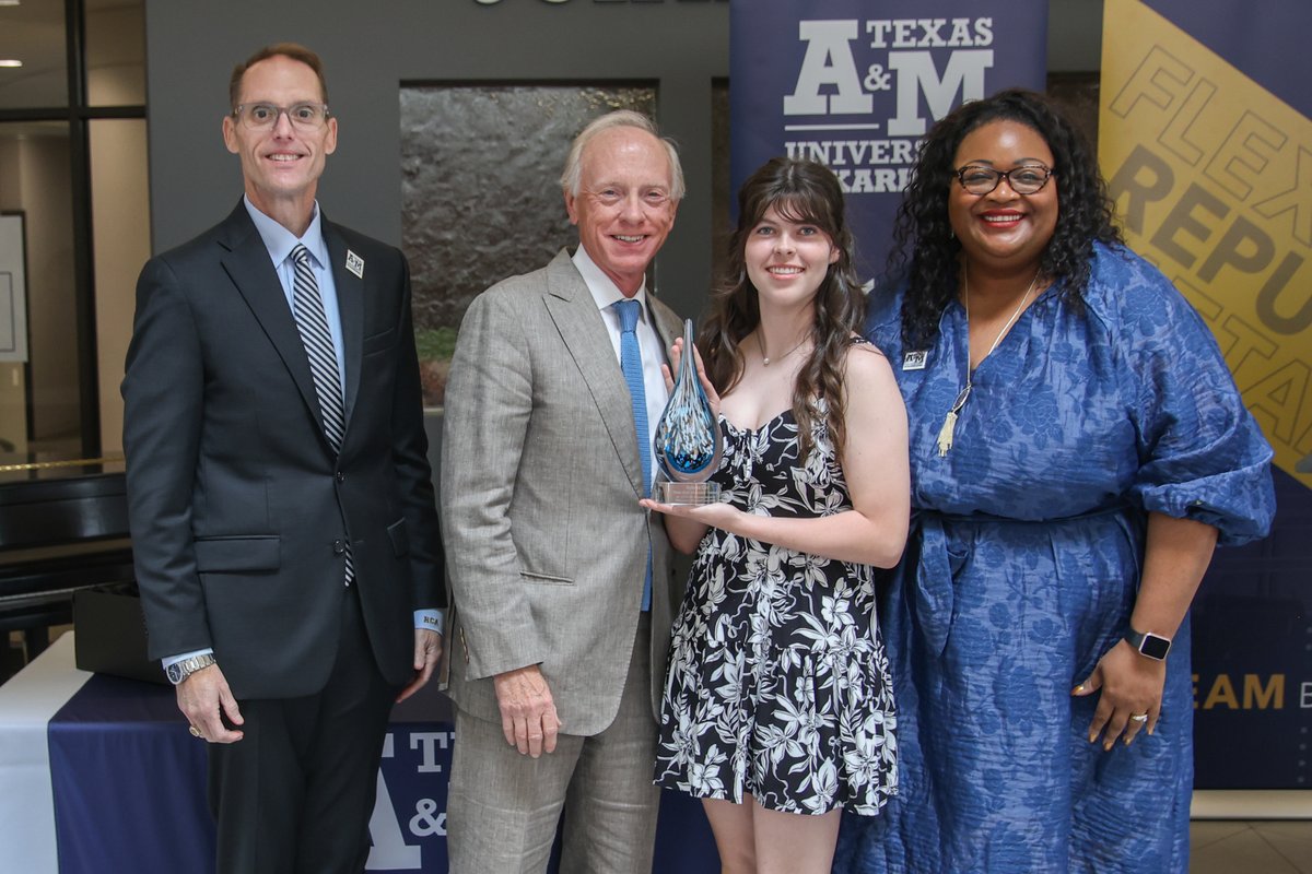 Congratulations to Sykora Guy for winning the 2025 Scott Bruner Award for Visionary Student Leadership. Sykora is a sophomore sports management major from Pampa, Texas who transferred to A&amp;M-Texarkana to join the inaugural esports team.