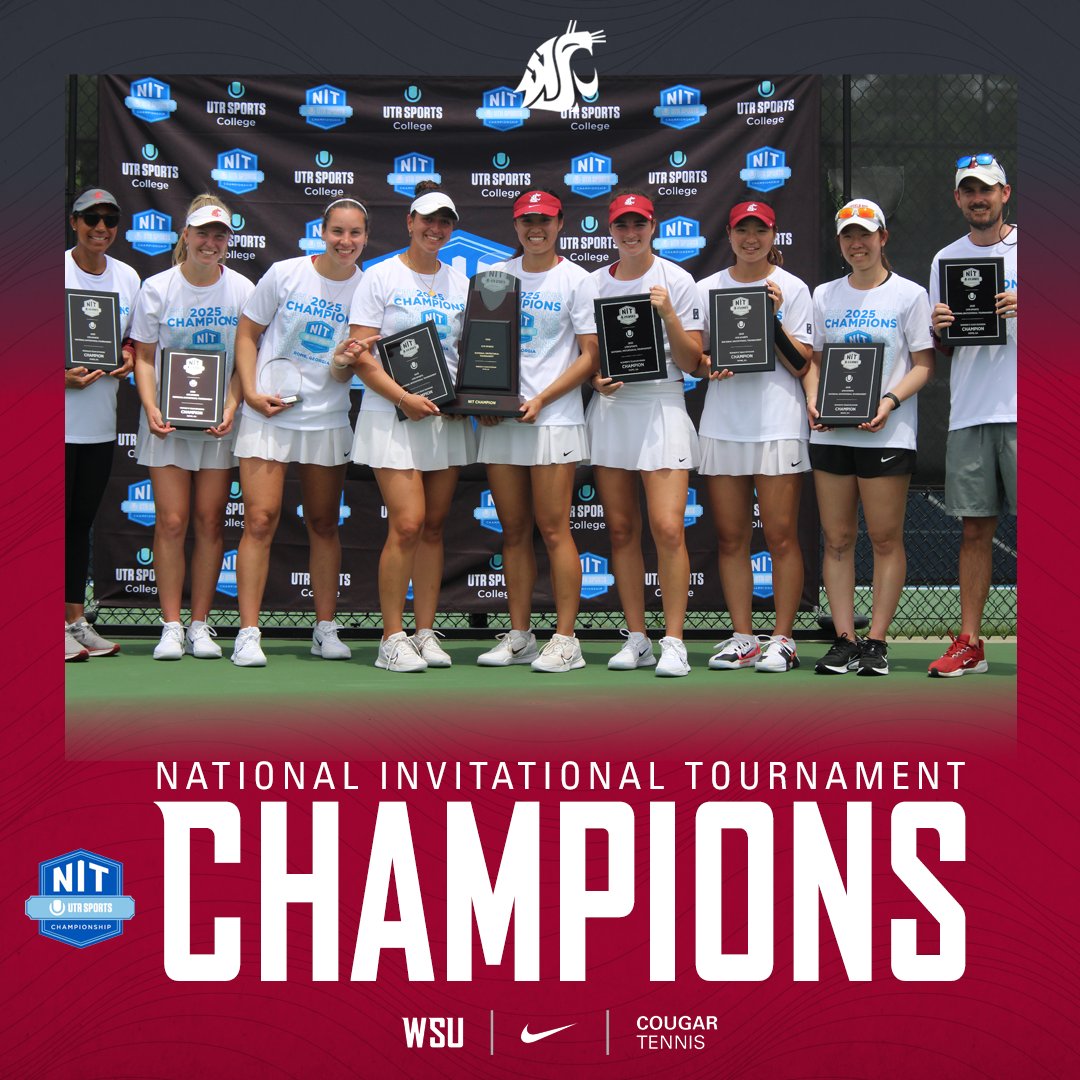 WSU Cougar Tennis (@wsucougartennis) on Twitter photo This is so good! What a way to end our season. Thank you <a href="/UTR_Sports_/">UTR Sports</a> for this special memory.
#GoCougs This is so good! What a way to end our season. Thank you <a href="/UTR_Sports_/">UTR Sports</a> for this special memory.
#GoCougs