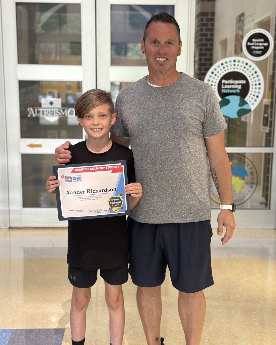 Poplin Elementary School (@poplinesnc) on Twitter photo Congratulations Poplin Patriots! We were 3rd in the county for money raised for the American Heart Association Kids Heart Challenge! WAY TO GO! #TeamUCPS #PoplinNation #AlwaysForward <a href="/AGHoulihan/">Andrew G. Houlihan</a> <a href="/UCPSNC/">Union County Public Schools</a> <a href="/Shanda_Lauri/">Shanda Lauri</a> <a href="/boatcandice/">Candice Boatright</a> <a href="/American_Heart/">American Heart Association</a> <a href="/AmericanHeartNC/">AmericanHeartNC</a> Congratulations Poplin Patriots! We were 3rd in the county for money raised for the American Heart Association Kids Heart Challenge! WAY TO GO! #TeamUCPS #PoplinNation #AlwaysForward <a href="/AGHoulihan/">Andrew G. Houlihan</a> <a href="/UCPSNC/">Union County Public Schools</a> <a href="/Shanda_Lauri/">Shanda Lauri</a> <a href="/boatcandice/">Candice Boatright</a> <a href="/American_Heart/">American Heart Association</a> <a href="/AmericanHeartNC/">AmericanHeartNC</a>