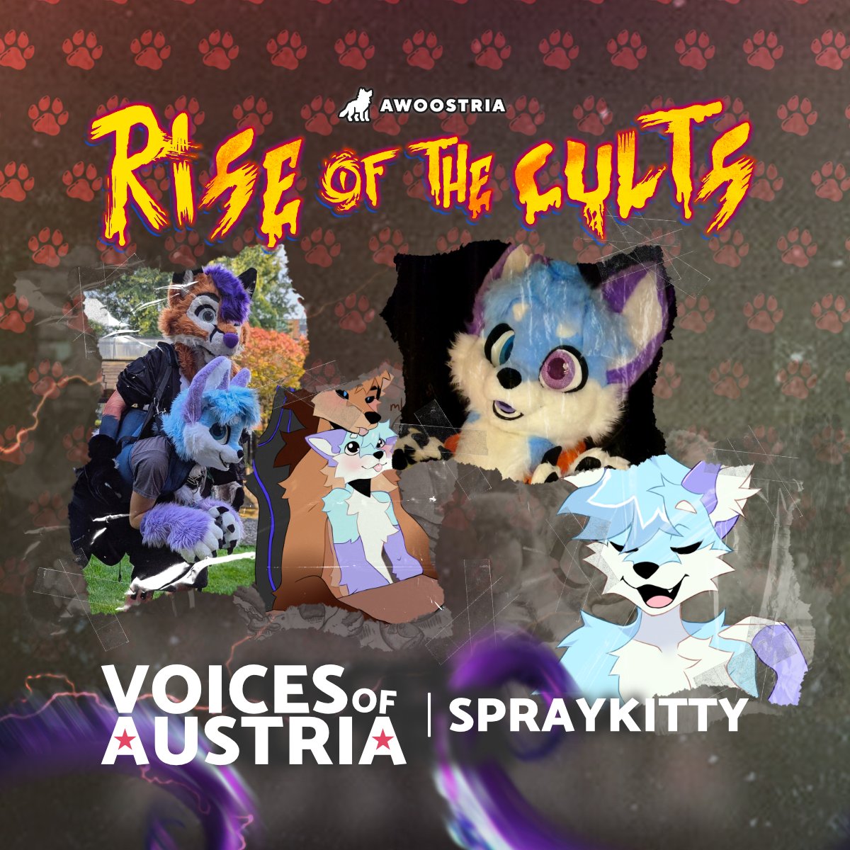 🌟 Voices of Austria: 2025! 

Every year, we plan to uplift local talent's voice, and give them the spotlight! 🇦🇹

This year, we have chosen both Kai, and SprayKitty, artists from Austria within our Fandom!