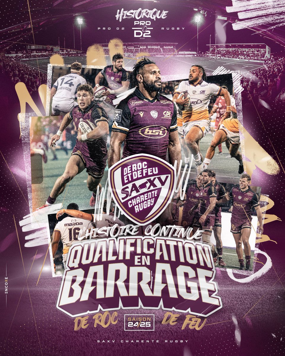 𝙃𝙄-𝙎𝙏𝙊-𝙍𝙄-𝙌𝙐𝙀 🤯

Qualification en barrage ! 🤩
Félicitations à tous 🥳