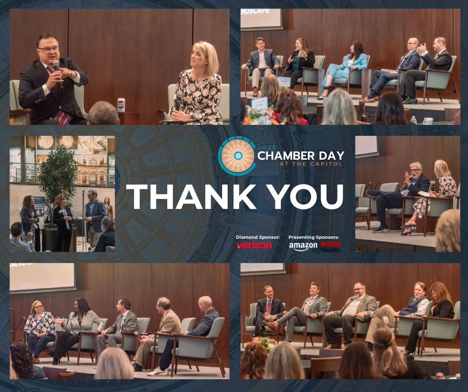 What a day at #ChamberDay2025! Full house, big insights + candid convos on:
🗳️ 2026 races
⚖️ Legal climate
🤝 Bipartisanship &amp; negotiation in divided gov’t

Thanks to all our attendees, speakers &amp; sponsors!🔗Top takeaways bit.ly/3Zd15c6