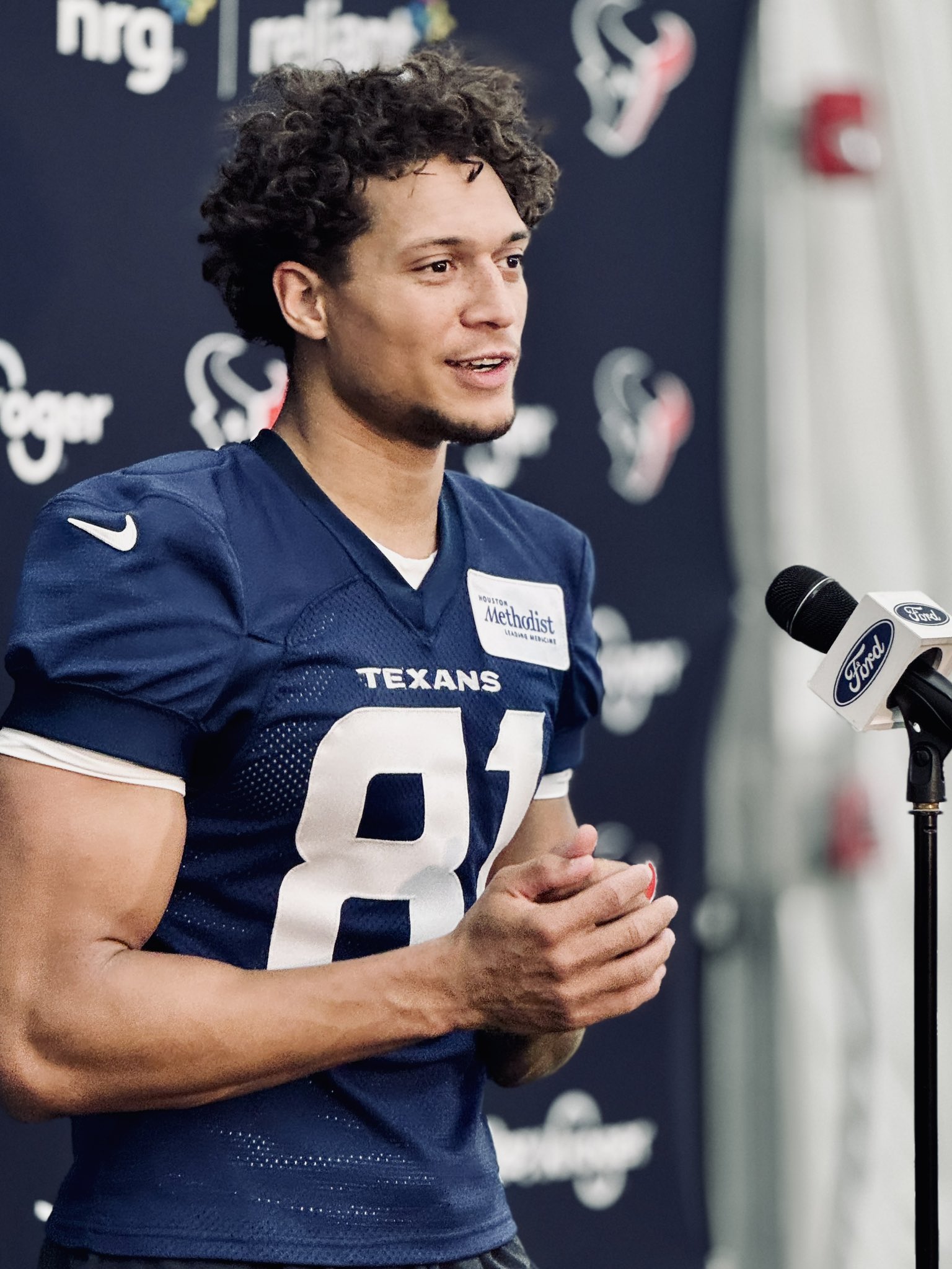 Luis Ortiz on X: "Some of the best stuff Jayden Higgins had to say at  rookie minicamp camp: • “I want to compete and show I belong” • “try to get  better