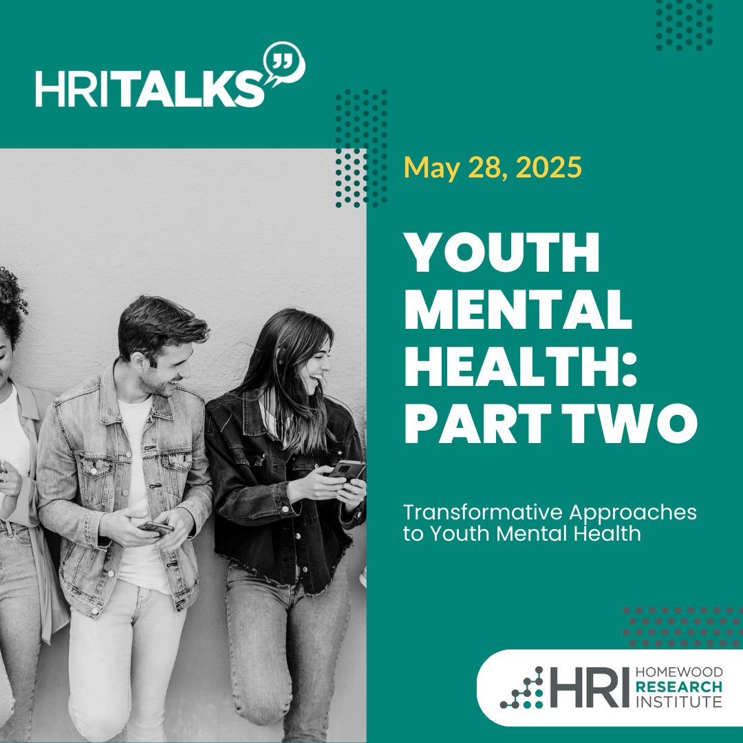 More youth in Canada are seeking mental health support—but too often, help is still out of reach. We need bold, system-level change. Join us at HRI Talks: #YouthMentalHealth to explore transformative, community-driven solutions. Register: ow.ly/rsgf50VPgiH