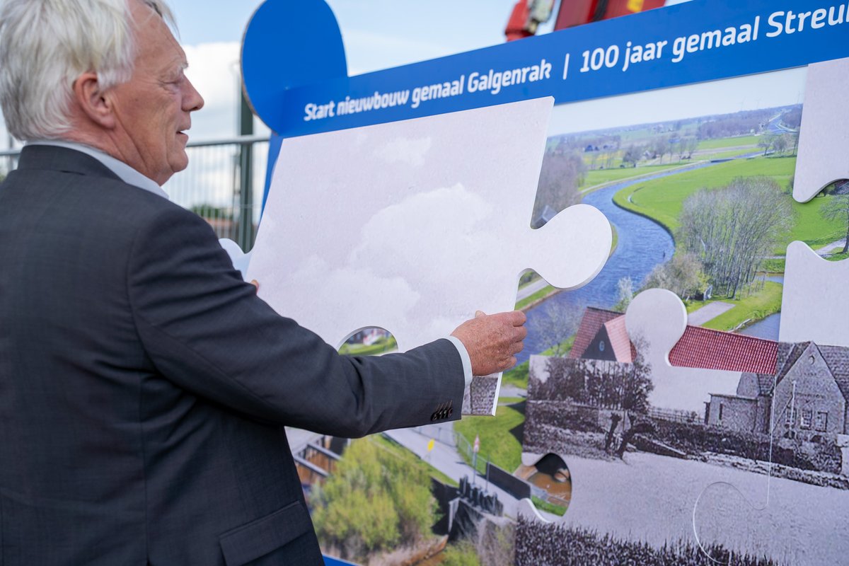 Al ruim 100 jaar droge voeten en gemaal #Streukelerzijl gaat nog lang niet met pensioen. Renovatie één van de eerste poldergemalen van Nederland van start 👉 wdodelta.nl/aftrap-groot-r… Om ook in de toekomst de voeten droog te houden in Hasselt en omgeving.