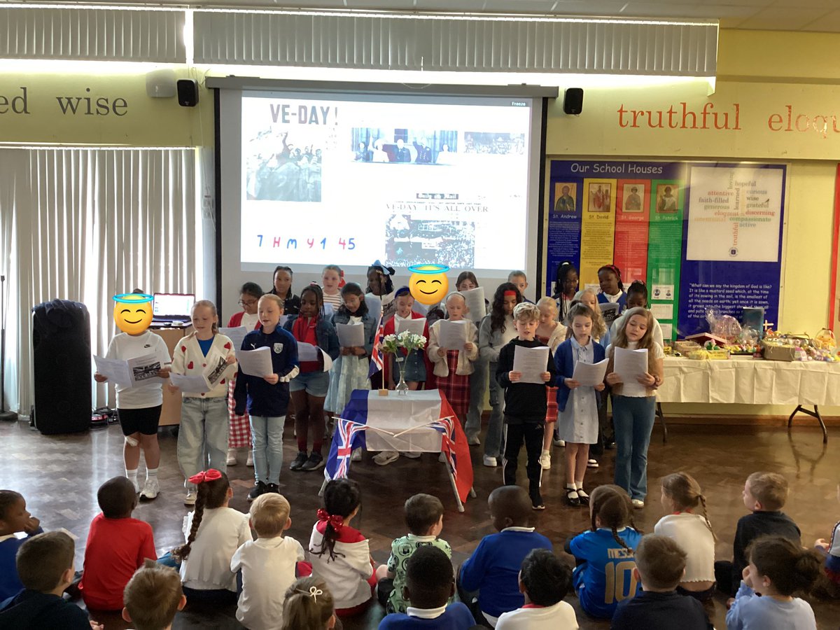 We had a wonderful VE Day assembly yesterday #VEDay80  🇬🇧