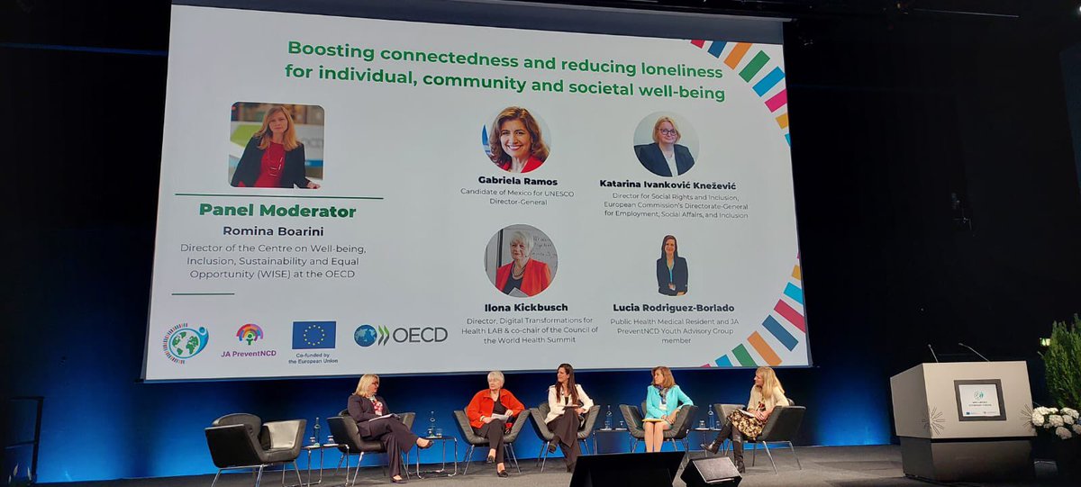 ESB á Íslandi / EU in Iceland (@euiniceland) on Twitter photo Very inspiring speech by 🇮🇸 President <a href="/HallaTomas/">Halla Tomasdottir</a> at today’s #WellbeingEconomyForum in Reykjavik. Also important panel discussions featuring Director <a href="/EU_Social/">EU Social 🇪🇺</a> Ivanković Knežević, who presented various 🇪🇺efforts aiming at boosting connectedness and reducing loneliness. Very inspiring speech by 🇮🇸 President <a href="/HallaTomas/">Halla Tomasdottir</a> at today’s #WellbeingEconomyForum in Reykjavik. Also important panel discussions featuring Director <a href="/EU_Social/">EU Social 🇪🇺</a> Ivanković Knežević, who presented various 🇪🇺efforts aiming at boosting connectedness and reducing loneliness.