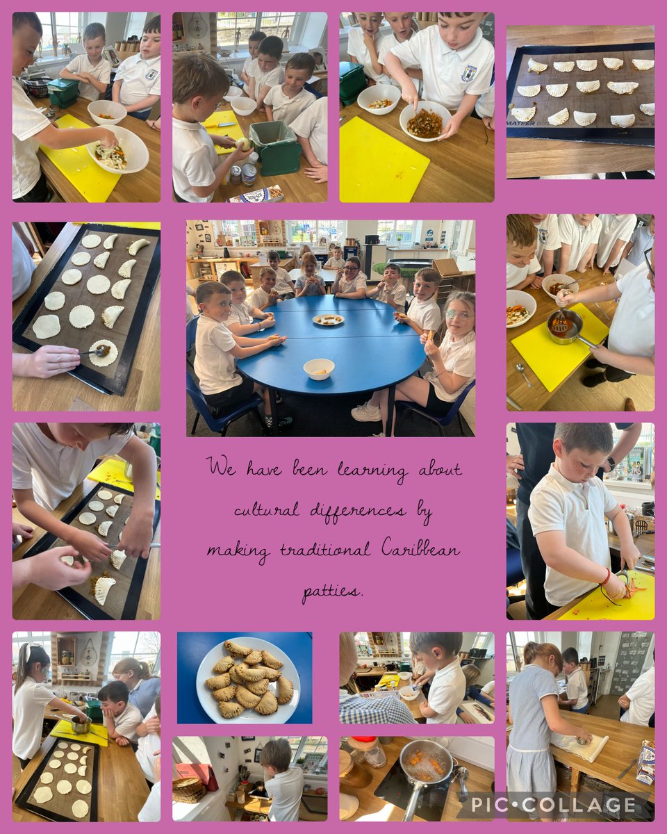 During our Welsh Heritage project about Betty Campbell, we learnt about cultural differences by making traditional Caribbean patties. They were delicious and the children loved them!