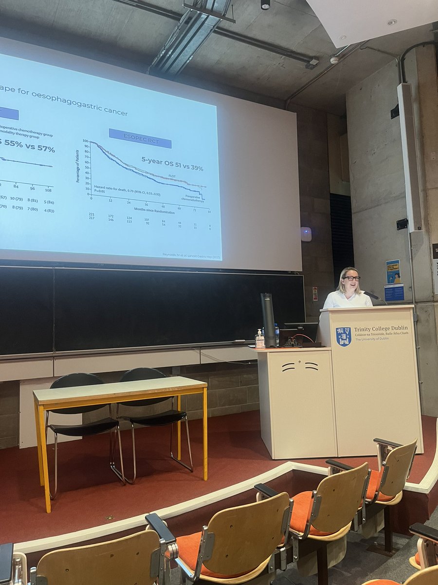 Emily Harrold (@emilyharrold6) on Twitter photo A tour de force from Jessie Elliott on contemporary management, survivorship challenges and novel research approaches in upper gastrointestinal malignancies <a href="/tcddublin/">Trinity College Dublin</a> <a href="/JessieAElliott/">Jessie Elliott</a> <a href="/CancerInstIRE/">Trinity St James's Cancer Institute</a> <a href="/MaeveLowery/">Maeve Lowery</a> A tour de force from Jessie Elliott on contemporary management, survivorship challenges and novel research approaches in upper gastrointestinal malignancies <a href="/tcddublin/">Trinity College Dublin</a> <a href="/JessieAElliott/">Jessie Elliott</a> <a href="/CancerInstIRE/">Trinity St James's Cancer Institute</a> <a href="/MaeveLowery/">Maeve Lowery</a>