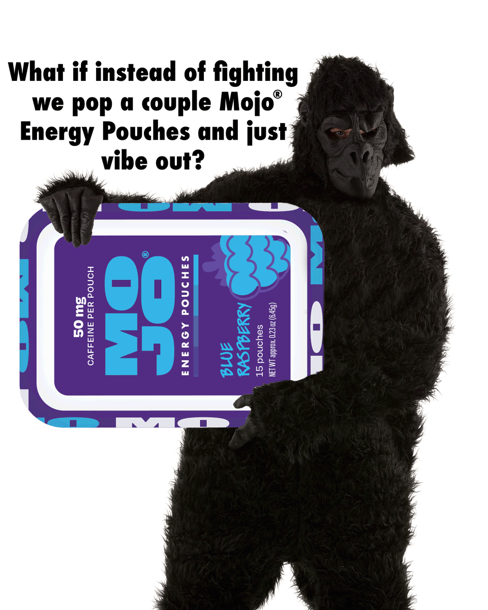 MojoPouches's tweet photo. we’d be best friends fr fr #gorilla #100men https://t.co/3BNq2BrX9a