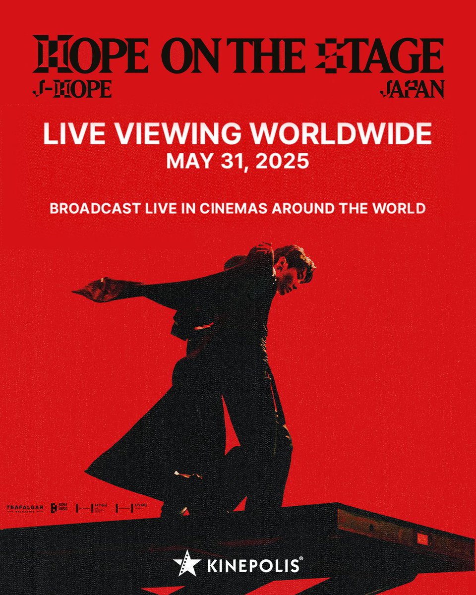 ARMY, this is your moment 💜 Ervaar j-hope’s iconische soloperformances recht uit de concertzaal, met tracks als MORE, Arson, NEURON, MONA LISA en Sweet Dreams 💥 Koop nu je tickets via kinepolis.be!