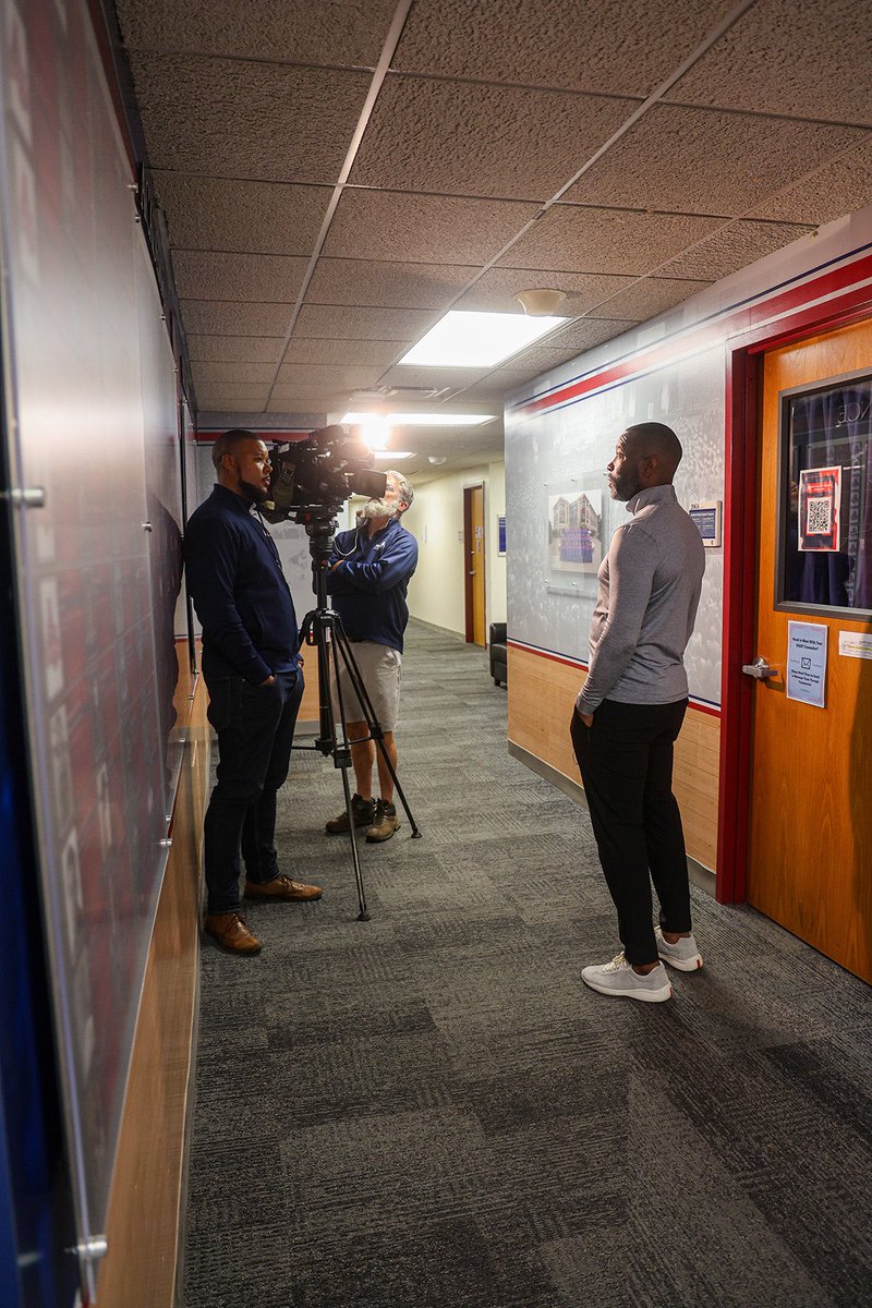 Can’t let <a href="/matt_rogers4/">Matt Rogers</a> and <a href="/CoachDSimpkins/">Duane Simpkins</a> get rusty with media obligations! 

Pre-graduation chats with <a href="/dmoodytv/">Dominique Moody</a> of <a href="/nbcwashington/">NBC4 Washington</a>. 🎥