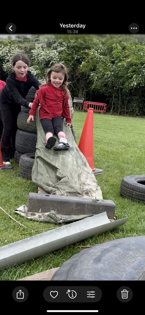 Fun at cosy club this week with a home made slide <a href="/AlthorpeKeadby/">Althorpe and Keadby Primary School</a>