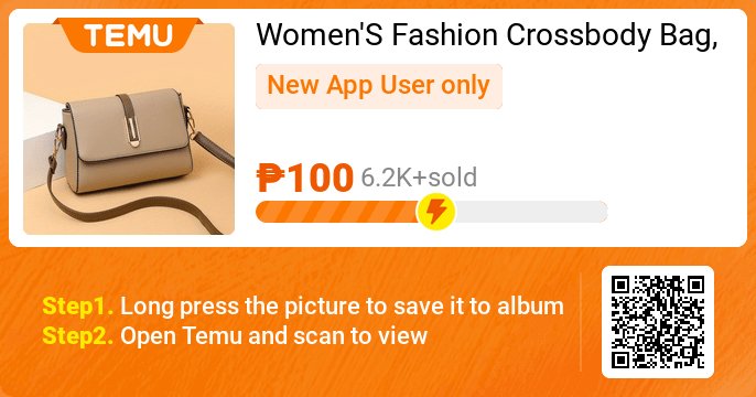 Women'S Fashion Crossbody Bag, Solid Color Shoulder Purse with Zipper Closure, Polyester Lined, Edge Paint Detail, Versatile Daily Wallet - Black/Khaki/Blue Options
🎉 Exclusive deal[₱100]
👉 item link: temu.to/k/uqvmr9zqniw
⚠️ Every New App User can only enjoy once