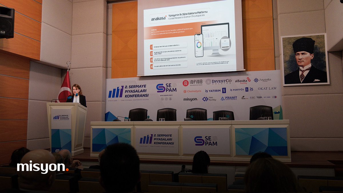 Sermaye piyasalarına yön veren 20’den fazla kurumun katılımıyla gerçekleşen @SEPAM Sermaye Piyasaları Konferansı’nda, Saklama Bankacılığı Operasyonları Direktörümüz <a href="/Didem/">Didem</a> Gelenbe, “Dijital Çağda Varlıkları Saklamak” başlıklı sunumuyla yer aldı.
 
anakasa'nın fayda mimarisini