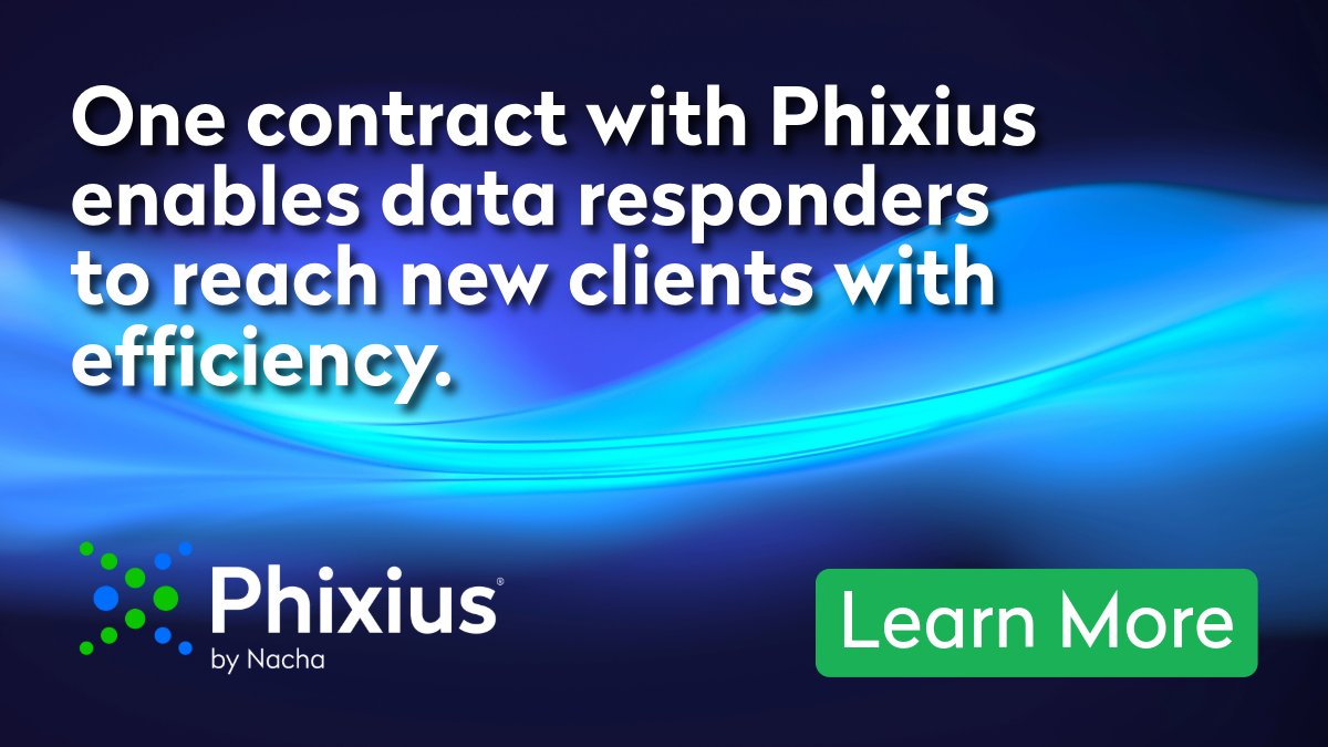 Why do data responders choose Phixius?

It allows them to reach new clients efficiently, lowers customer acquisition costs and expands revenue opportunities. 

Learn more about the benefits of Phixius: hubs.la/Q03b1LGR0