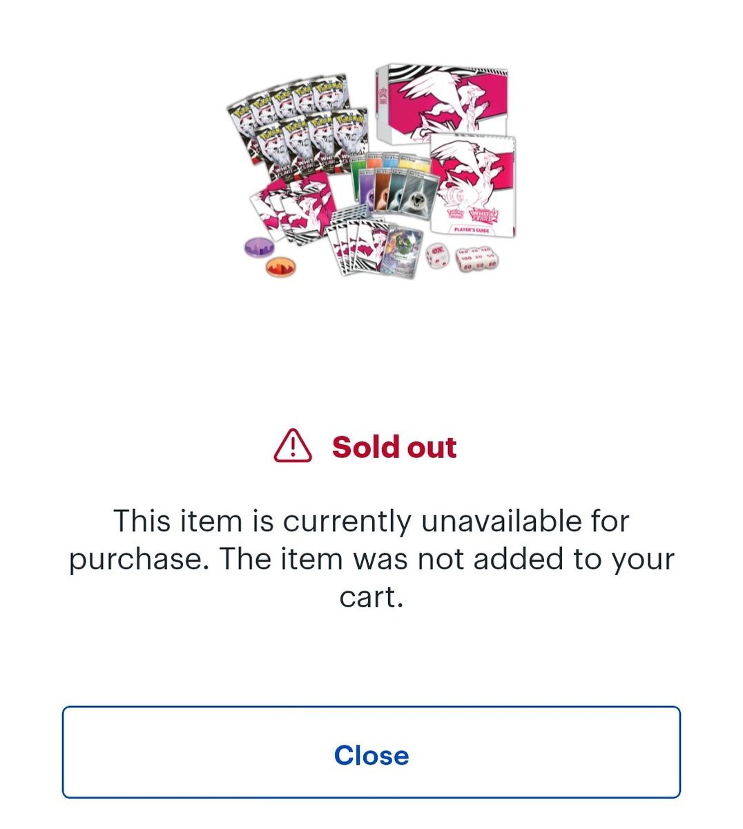 Tried to get one of these on <a href="/BestBuy/">Best Buy</a>.  Got in the queue, waited nicely for the drop, on time, valid account, etc, and gone before I could add to cart

I probably need to get a new hobby to do with my kids.

Fighting to get some cards just doesn't make sense.

#Pokemon <a href="/Pokemon/">Pokémon</a>