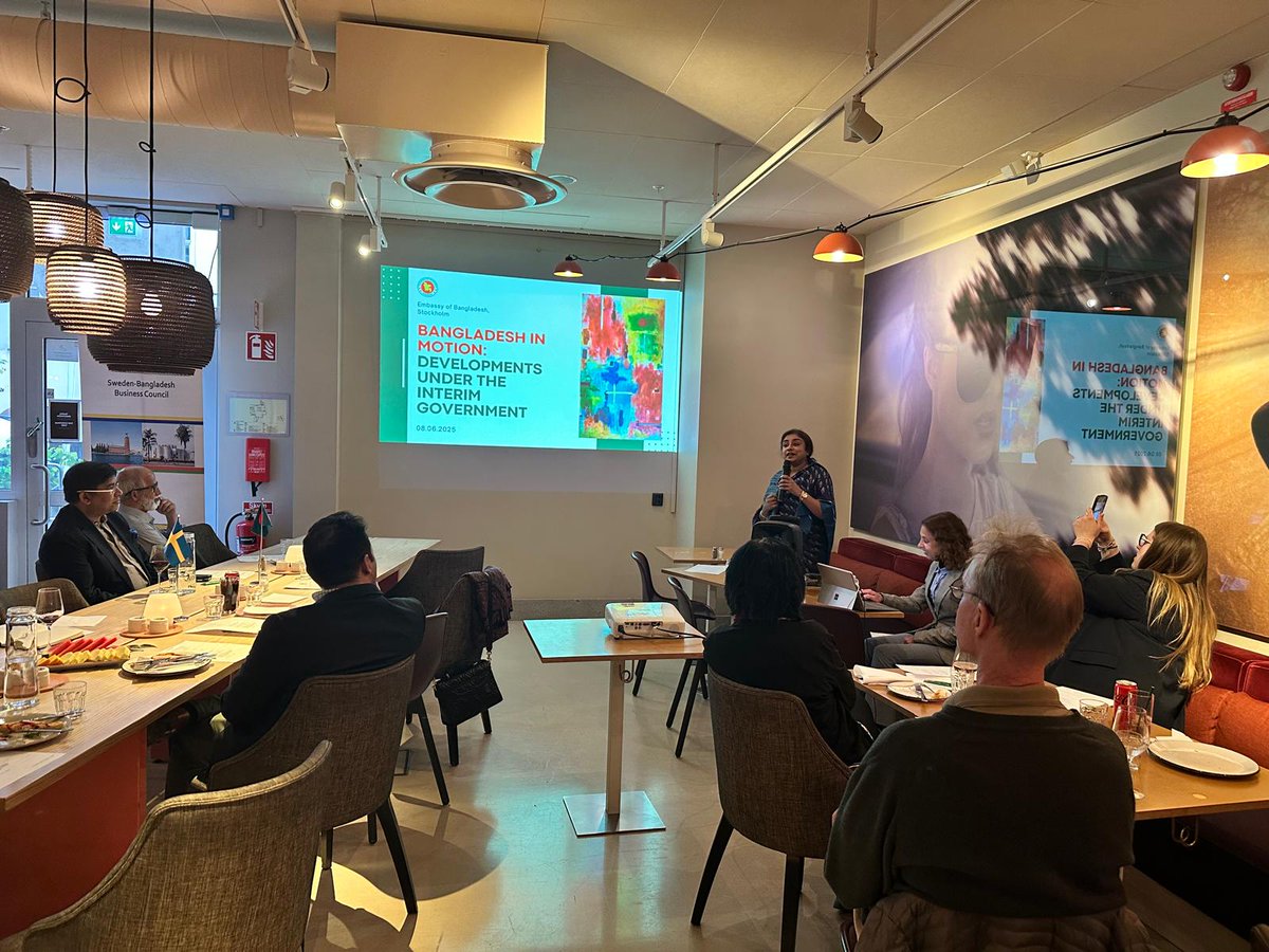 Embassy of Bangladesh, Sweden tweet media