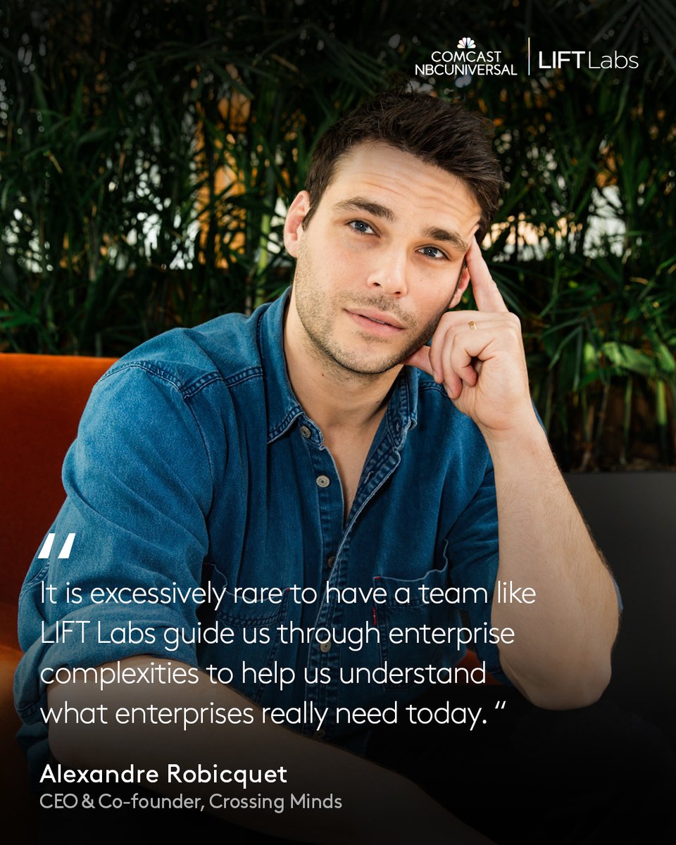 VFInsights's tweet image. Scaling an #EnterpriseReady #Startup takes more than just a great product—it requires the right connections, strategic insights, and a fast track to meaningful partnerships. That’s exactly what founders gain by joining Comcast @LIFT_Labs 🔗  hubs.ly/Q03lQDmf0