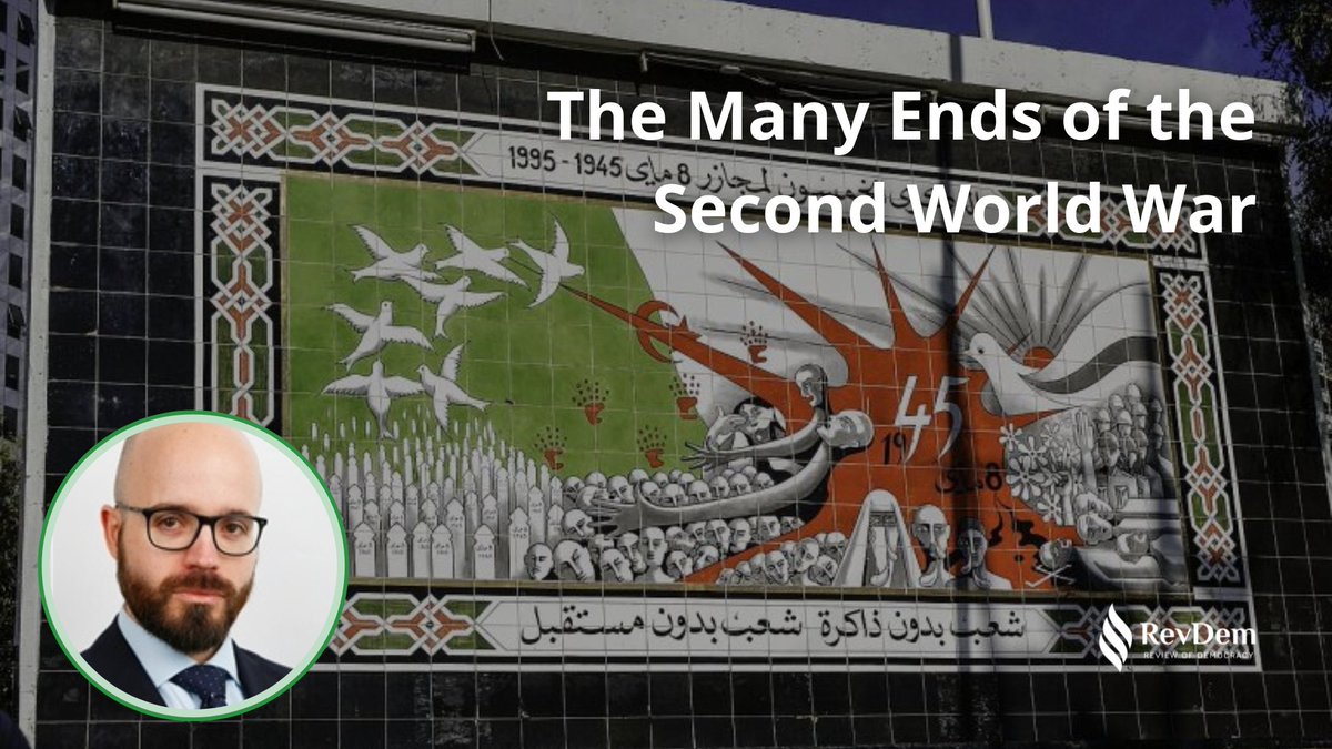 Review of Democracy (@revdem2020) on Twitter photo ✍️ In the next article in our series on WWII, <a href="/thwbottelier/">Thomas Bottelier</a> argues that its end was not a single moment defined by victory and defeat, rather a process perpetuated by colonial power politics in the Global South.
🧑💻 Read it now:
👉 tinyurl.com/2tmbrajk ✍️ In the next article in our series on WWII, <a href="/thwbottelier/">Thomas Bottelier</a> argues that its end was not a single moment defined by victory and defeat, rather a process perpetuated by colonial power politics in the Global South.
🧑💻 Read it now:
👉 tinyurl.com/2tmbrajk