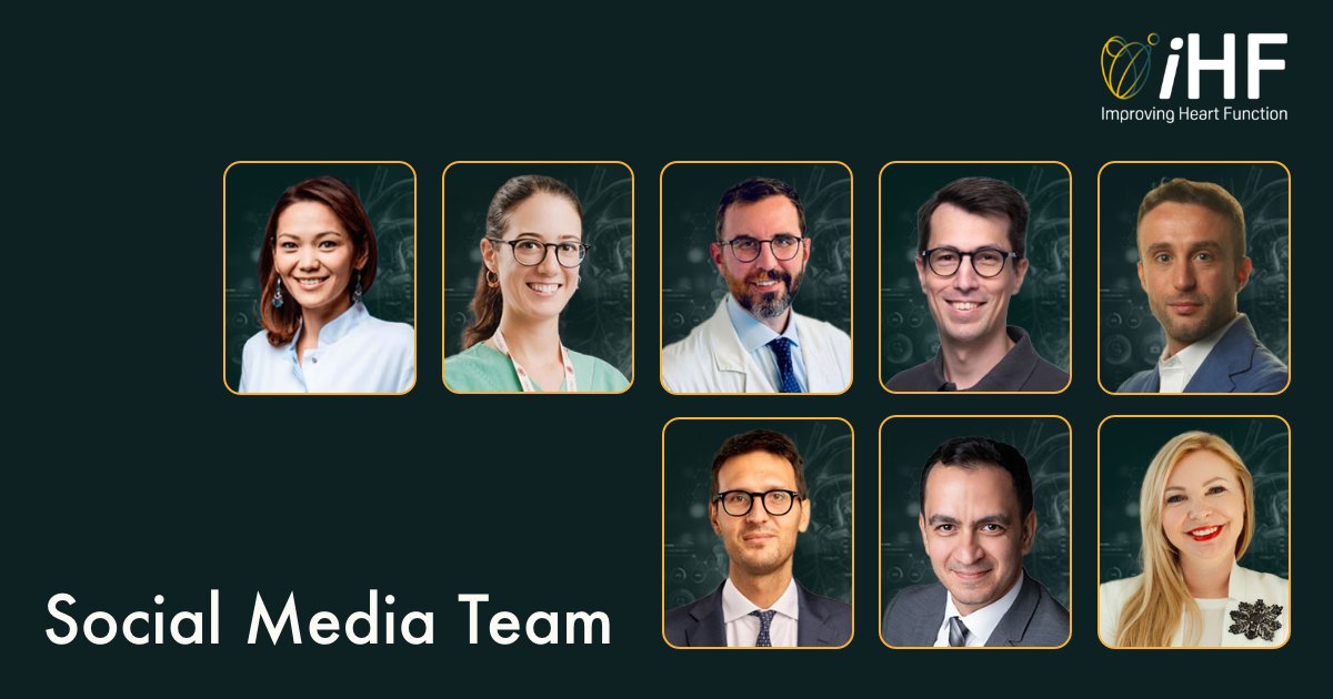 Improving Heart Function (iHF) (@iheartfunction) on Twitter photo 📢Meet the #iHF Social Media Team: <a href="/ARakisheva/">Amina</a> <a href="/belmontemarta1/">Marta Belmonte</a> <a href="/MCasenghi/">Matteo Casenghi</a> <a href="/DavidDuncker/">David Duncker</a> <a href="/EGallinoro/">Emanuele Gallinoro, MD, PhD</a> <a href="/P_Paolisso/">Pasquale Paolisso</a> <a href="/EchoSoliman/">Hatem Soliman, FRCP, FEACVI, FASE, FHEA</a> <a href="/IzaUchmanowicz/">Prof. Izabella Uchmanowicz, RN, PhD,MBA,FESC, FHFA</a>
They’ll be sharing all the latest on #heartfailure care & our initiative🤳.
Follow them & tag your updates with #ImprovingHeartFunction to 📢Meet the #iHF Social Media Team: <a href="/ARakisheva/">Amina</a> <a href="/belmontemarta1/">Marta Belmonte</a> <a href="/MCasenghi/">Matteo Casenghi</a> <a href="/DavidDuncker/">David Duncker</a> <a href="/EGallinoro/">Emanuele Gallinoro, MD, PhD</a> <a href="/P_Paolisso/">Pasquale Paolisso</a> <a href="/EchoSoliman/">Hatem Soliman, FRCP, FEACVI, FASE, FHEA</a> <a href="/IzaUchmanowicz/">Prof. Izabella Uchmanowicz, RN, PhD,MBA,FESC, FHFA</a>
They’ll be sharing all the latest on #heartfailure care & our initiative🤳.
Follow them & tag your updates with #ImprovingHeartFunction to