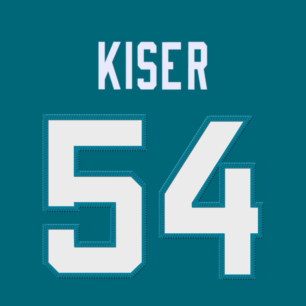 nfl_jersey_num's tweet image. Jacksonville Jaguars LB Jack Kiser (@JBKiser4) is wearing number 54. Last assigned to D.J. Coleman. #DUUUVAL