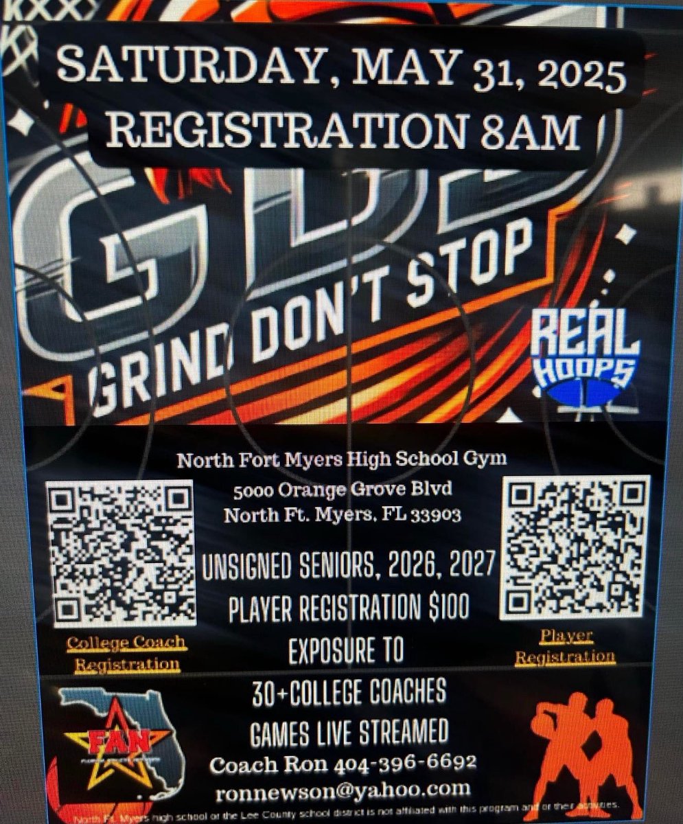 Florida Recruiting Tour May 17 &amp; May 31st