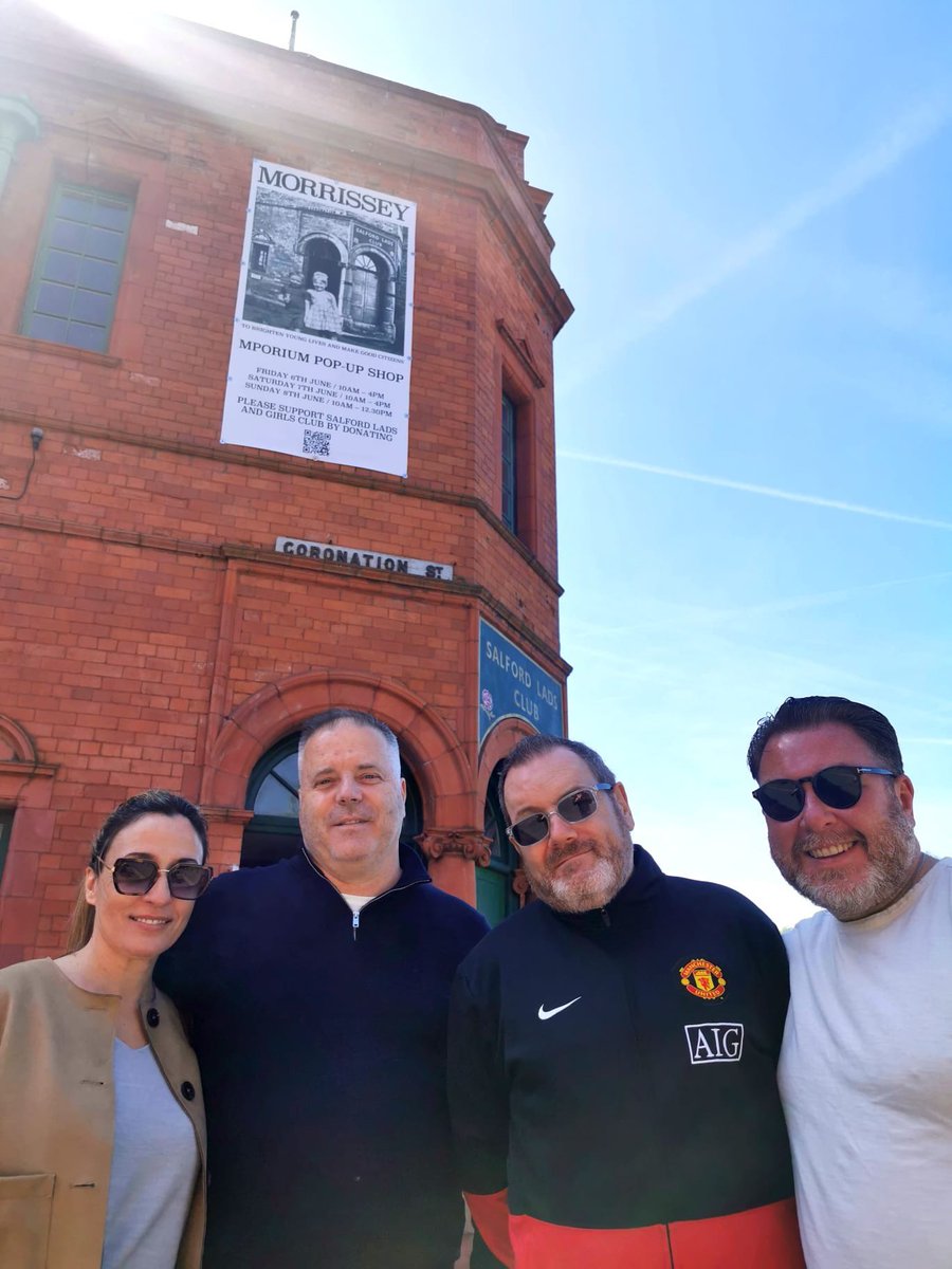 The Salford Lads Club will be open from 11am until 4pm on Saturday, May 10. So there’s plenty of time to come to the podcast recording at 12pm at the Star &amp; Garter and then head over after, if you like! They have a fantastic selection of gifts and merch.