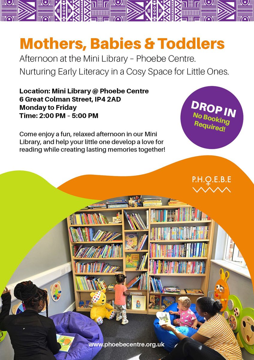 Thanks to donations and local support, we have a mini library full of books for children and toddlers📚
 
Drop into our centre in the afternoons to enjoy quality reading time with your little one😊 

#Suffolk #ChildrensCentre