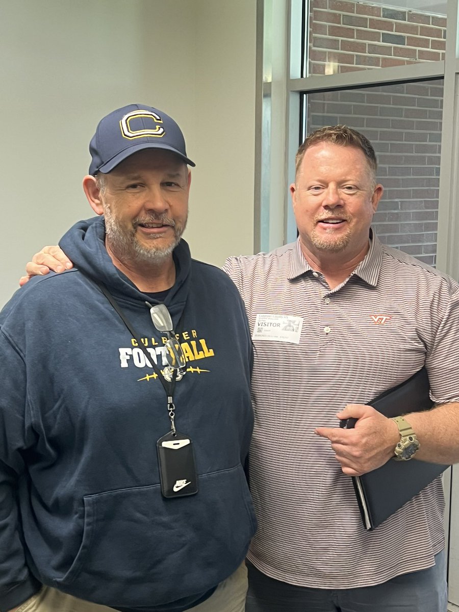 Shawn Quinn (@coachshawnquinn) on Twitter photo Thanks to HFC Eric Sherry for a great visit to Culpeper County HS! #540 <a href="/HokiesFB/">Virginia Tech Football</a> Thanks to HFC Eric Sherry for a great visit to Culpeper County HS! #540 <a href="/HokiesFB/">Virginia Tech Football</a>
