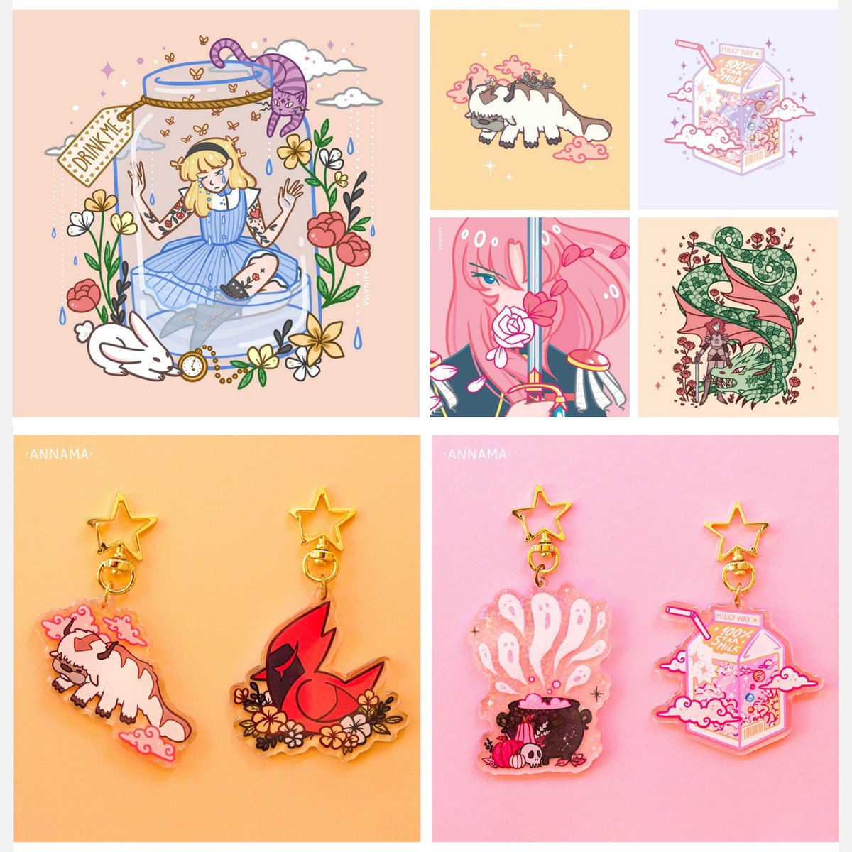 annamaart's tweet photo. @JW_Arte Hola!! Soy Anna y este año estaré por primera vez en Artist House (AH-48) con @mmezo_art ✨🌻✨ Traeré algunos diseños nuevos! :) https://t.co/k0d89vFTax