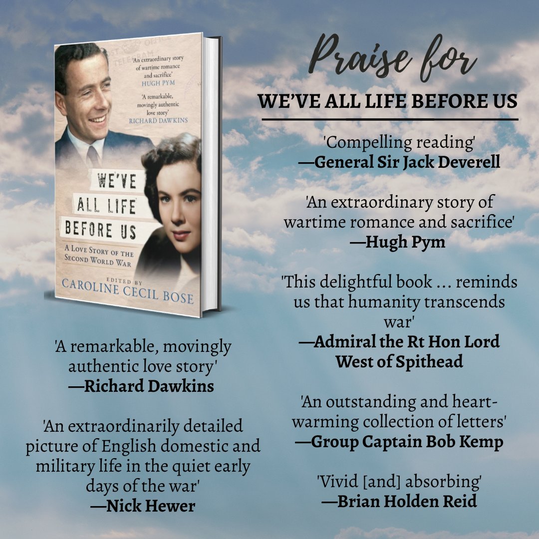 Script Military & Aviation Books (@script_military) on Twitter photo Listen to an interview with <a href="/ccecilbose/">Caroline Cecil Bose</a> on BBC Shetland about her book "WE’VE ALL LIFE BEFORE US: A LOVE STORY OF THE SECOND WORLD WAR" : shorturl.at/fYhdb (interview starts at about 17 mins 39 secs in.)
Get a copy from <a href="/FonthillMedia/">Fonthill Media</a>: fml.pub/all-life Listen to an interview with <a href="/ccecilbose/">Caroline Cecil Bose</a> on BBC Shetland about her book "WE’VE ALL LIFE BEFORE US: A LOVE STORY OF THE SECOND WORLD WAR" : shorturl.at/fYhdb (interview starts at about 17 mins 39 secs in.)
Get a copy from <a href="/FonthillMedia/">Fonthill Media</a>: fml.pub/all-life