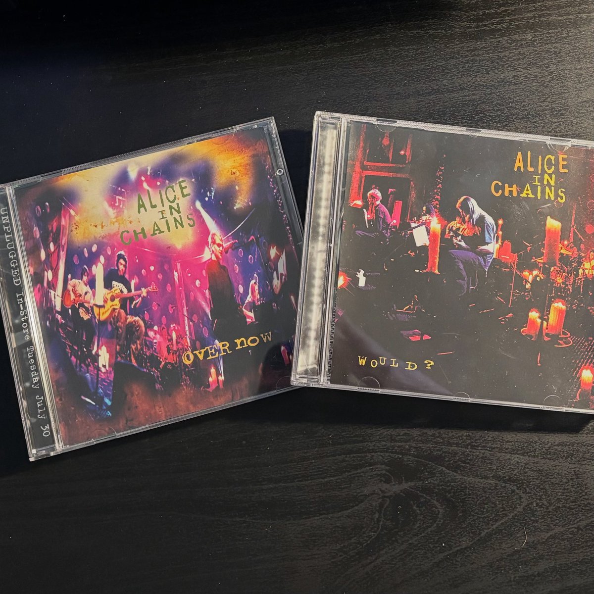 Will Hodge (@will_hodge) on Twitter photo While we didnāt get any retail singles from the <a href="/AliceInChains/">Alice in Chains</a> MTV Unplugged album here in the states, these cool promo singles for āOver Nowā and āWould?ā are pretty fun pieces in my collection. Allegedly there was one for āNo Excusesā as well but I havenāt seen one⦠While we didnāt get any retail singles from the <a href="/AliceInChains/">Alice in Chains</a> MTV Unplugged album here in the states, these cool promo singles for āOver Nowā and āWould?ā are pretty fun pieces in my collection. Allegedly there was one for āNo Excusesā as well but I havenāt seen oneā¦