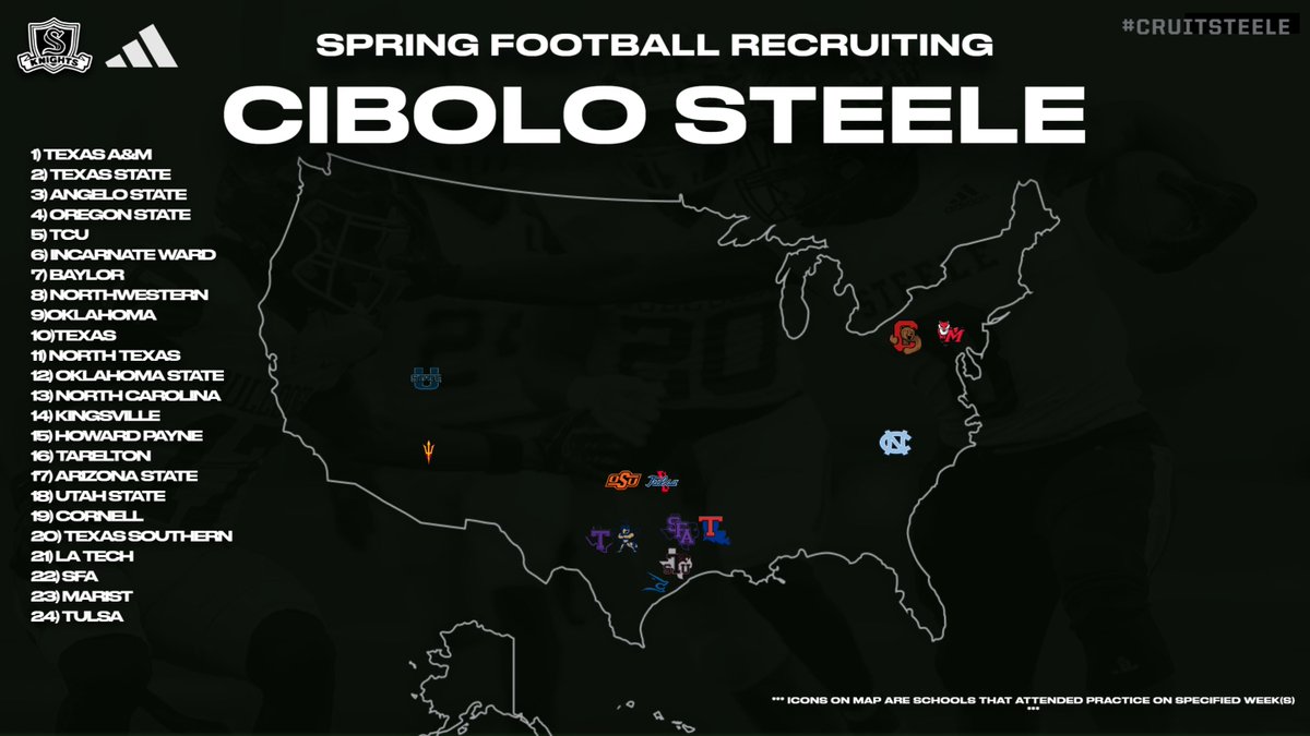 Week 2 Spring Ball  Recruiting Map ⚔️🔥⚔️