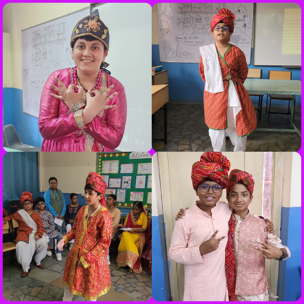 PeacefulAnupama's tweet image. #baglessday
#Learningwithfun
#teamwork #knowyourcountry #Rajasthan @MinOfCultureGoI
 Congratulations 🎊 to 8B students for the successful completion of bagless day activities...
@PublicAhlcon @ashokkp @Ahlconpublic1 @MamthaSays @monikakarnatac @seemasoniaps @GanguliKuhu