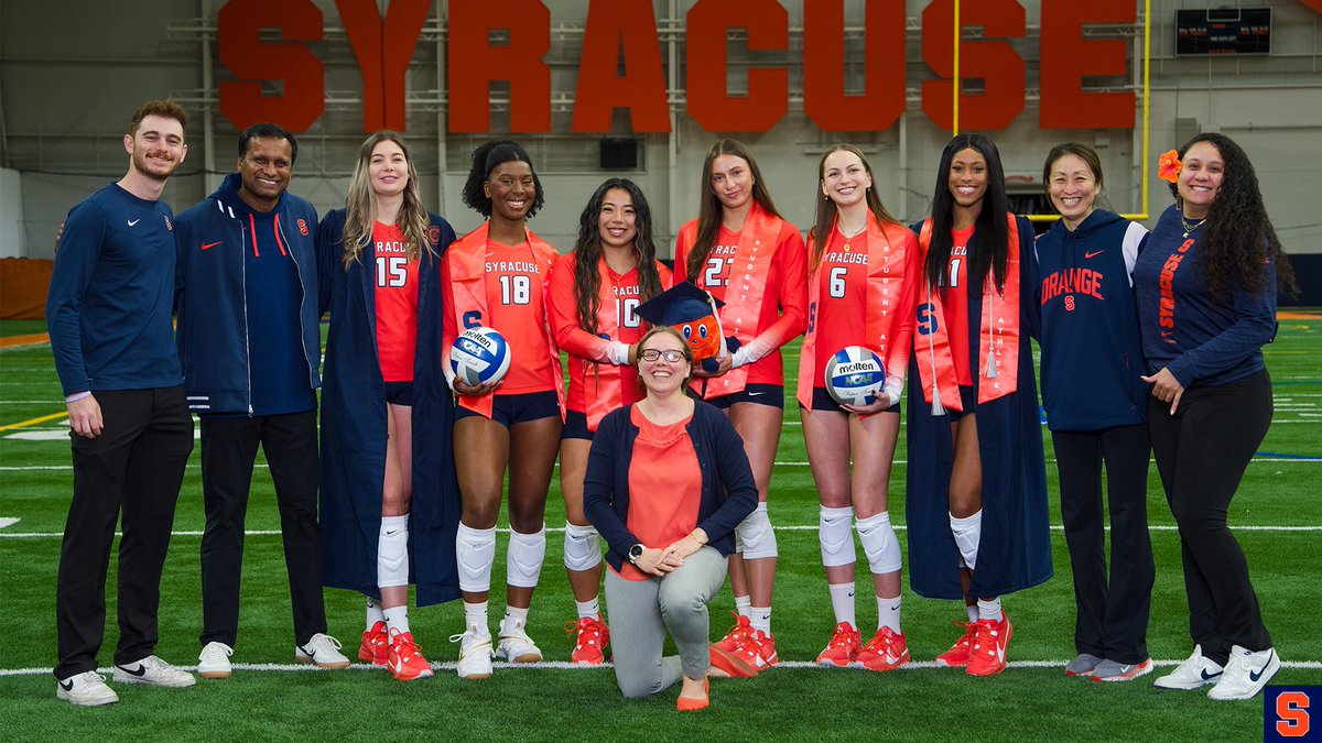 CuseVB's tweet image. The One Where They All Graduate 🎓
Congratulations to our 2025 graduates! 👏
#BackStronger | #TheRedemptionTour
