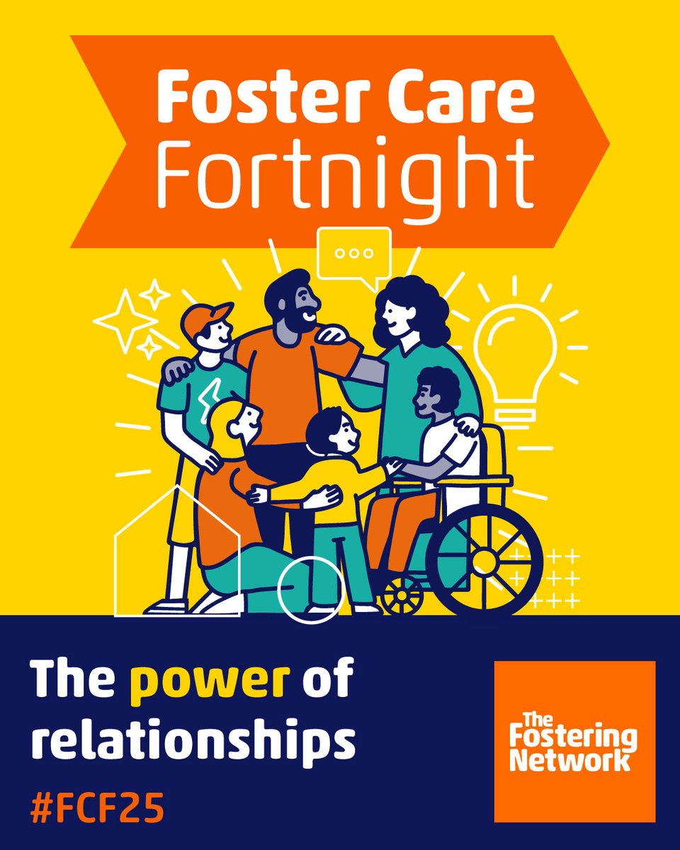 Today is the start of Foster Care Fortnight!

The theme this year is The Power of Relationships - the golden thread that runs through every fostering story.
#fostering #FCF25 #FosterforCalder