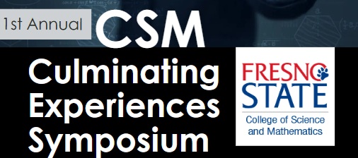 Today in the Science II Courtyard (9am-Noon): Learn more about the exciting #research projects being conducted by graduate and undergraduate CSM students #FresnoState