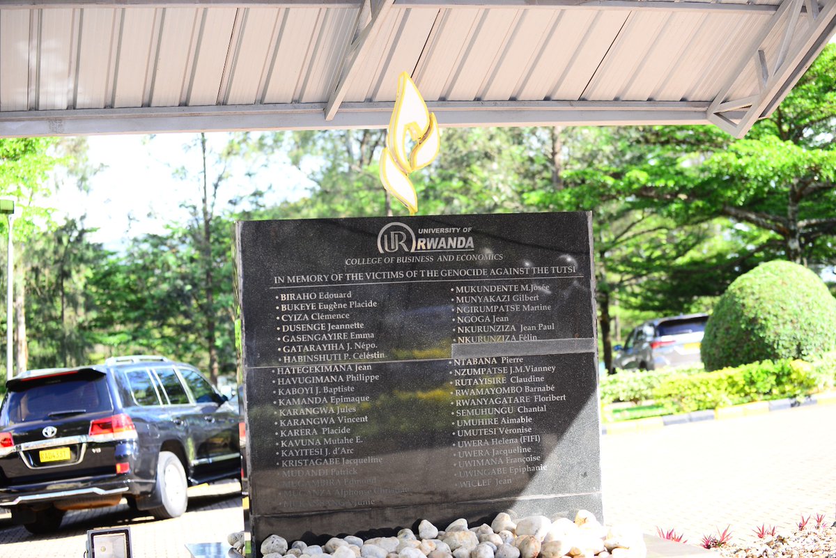 UR- RADIO SALUS (@radiosalus1) on Twitter photo This afternoon, URβs Gikondo Campus held a commemoration of the 1994 Genocide against the Tutsi. Dr. Alphonse Muleefu, Principal of CASS, urged students, lecturers, and staff to unite against genocide ideology.
<a href="/Uni_Rwanda/">University of Rwanda</a>
#SalusNews This afternoon, URβs Gikondo Campus held a commemoration of the 1994 Genocide against the Tutsi. Dr. Alphonse Muleefu, Principal of CASS, urged students, lecturers, and staff to unite against genocide ideology.
<a href="/Uni_Rwanda/">University of Rwanda</a>
#SalusNews