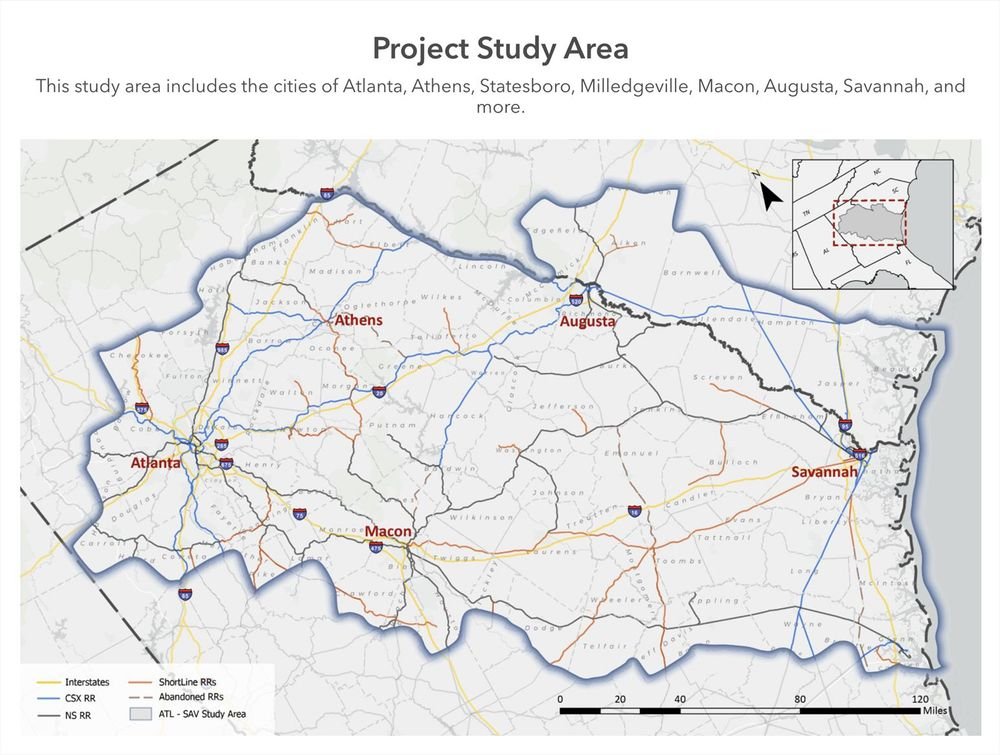GDOT @GADeptOfTrans is launching a study on #PassengerRail between #Atlanta and #Savannah. Fill out the survey here and make it known that yes GDOT, we want the damn trains! atlsavpassrail-gdot.hub.arcgis.com