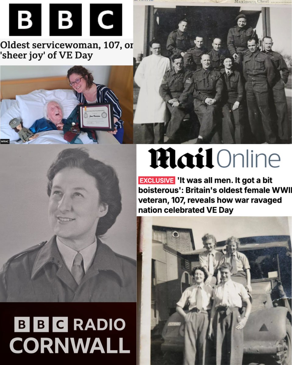Curious PR (@curious_pr) on Twitter photo This week marked 80 years since #VEDay. We’re proud to work with <a href="/WRACAssociation/">WRAC Association</a> to honour women like 107-year-old Joan Harrison, WW2 ambulance driver & UK’s oldest surviving ATS veteran! Thank you <a href="/BBCNews/">BBC News (UK)</a> , <a href="/MailOnline/">Mail Online</a> + others.
bbc.co.uk/news/articles/… dailymail.co.uk/news/article-1… This week marked 80 years since #VEDay. We’re proud to work with <a href="/WRACAssociation/">WRAC Association</a> to honour women like 107-year-old Joan Harrison, WW2 ambulance driver & UK’s oldest surviving ATS veteran! Thank you <a href="/BBCNews/">BBC News (UK)</a> , <a href="/MailOnline/">Mail Online</a> + others.
bbc.co.uk/news/articles/… dailymail.co.uk/news/article-1…